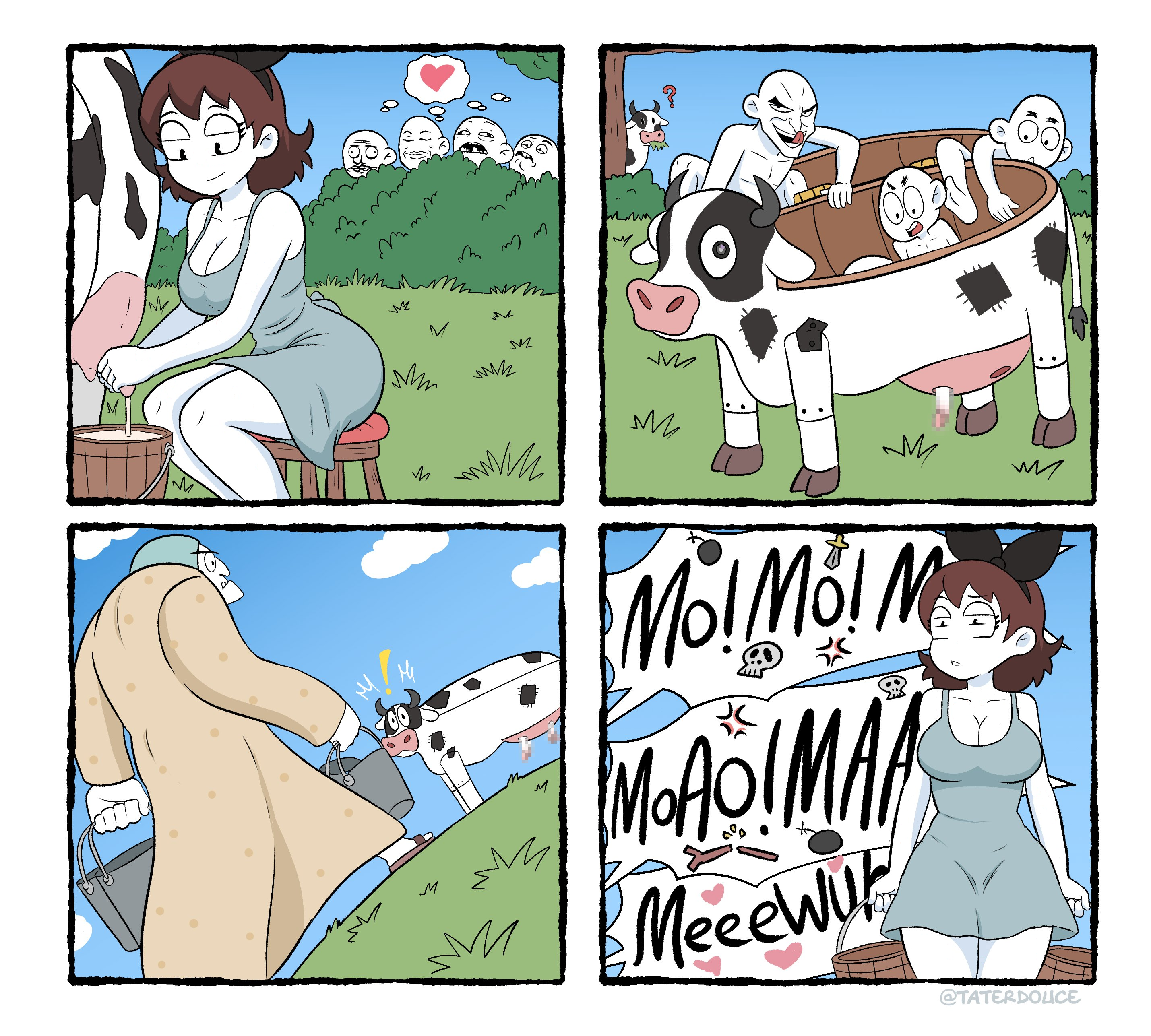The existence of milk maids implies the existence of milk matriarchs