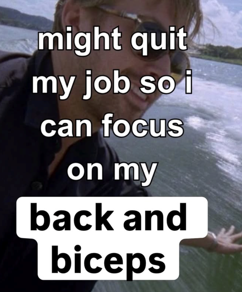 And on my schoulders too