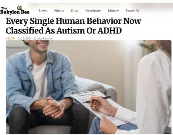 Doing things: autism. Not doing things: ADHD