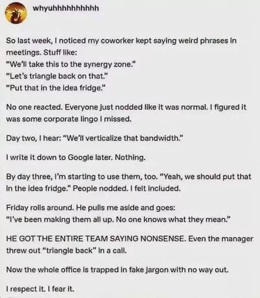 New jargon is a disease and it's spreading