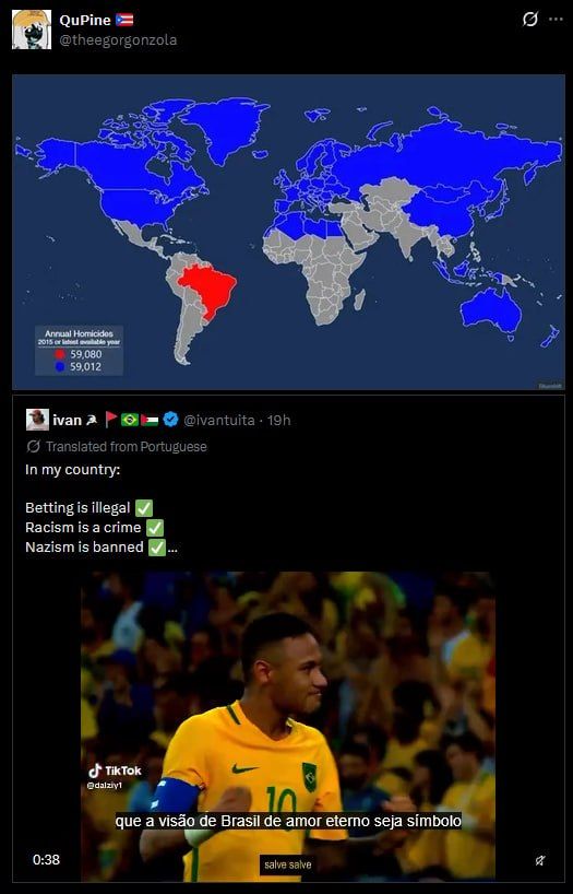Brasil, camepao do mundo!!!111one1!1!!