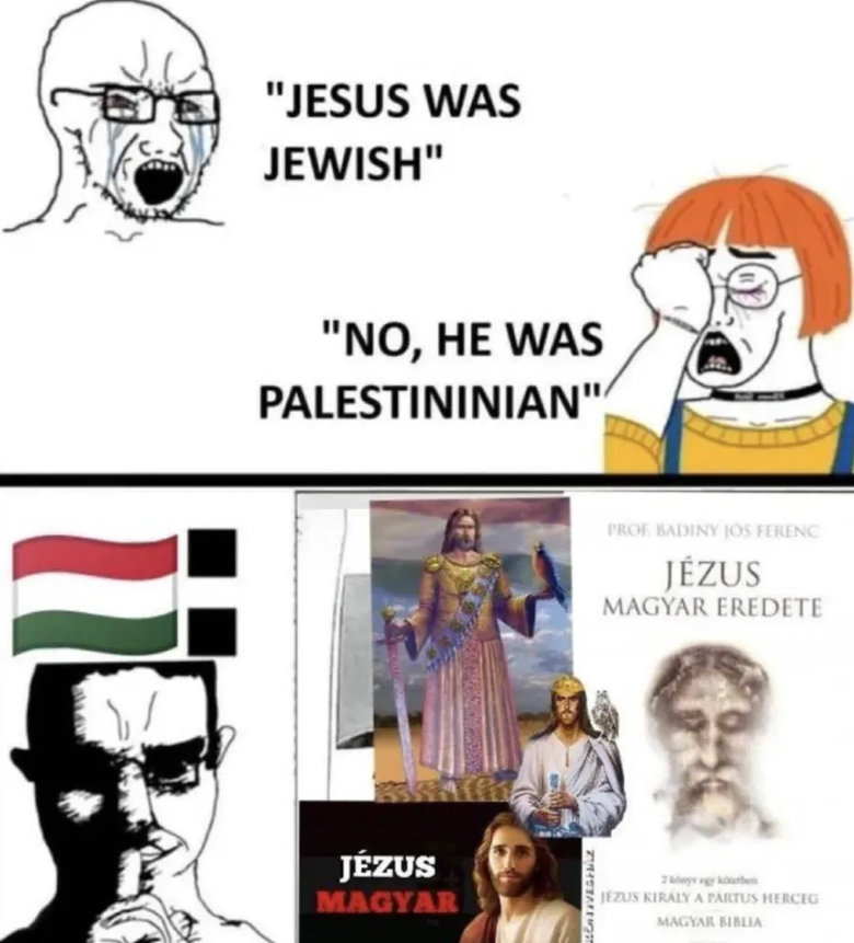 Jews are also just a splinter group of hungarians