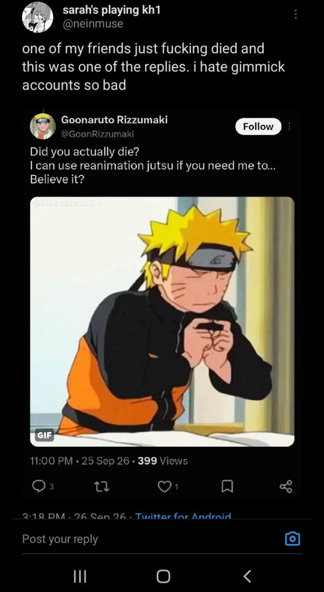 Fortunately gimmick accounts are illegal on Hugelol