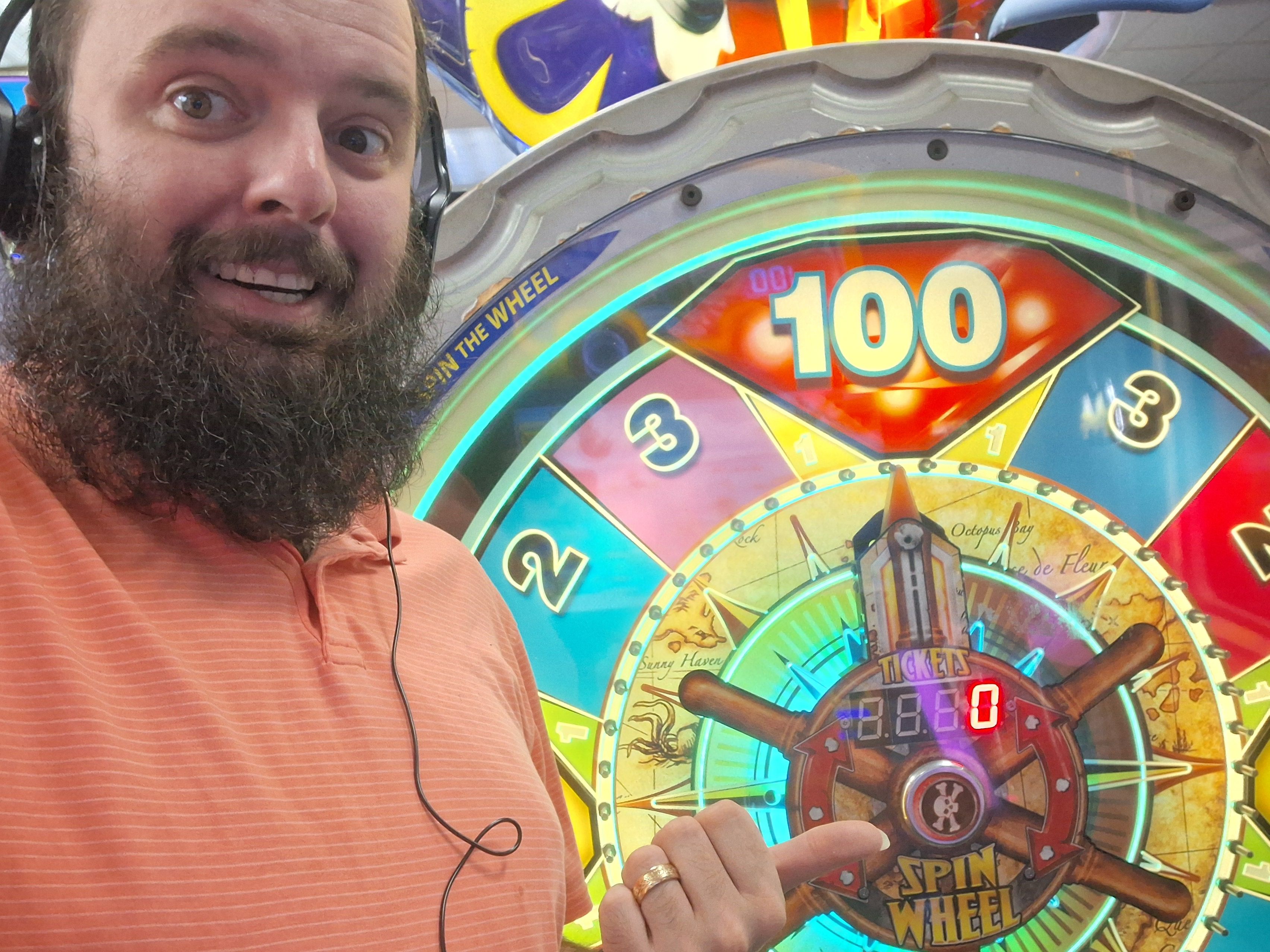 Yes, I won dad.