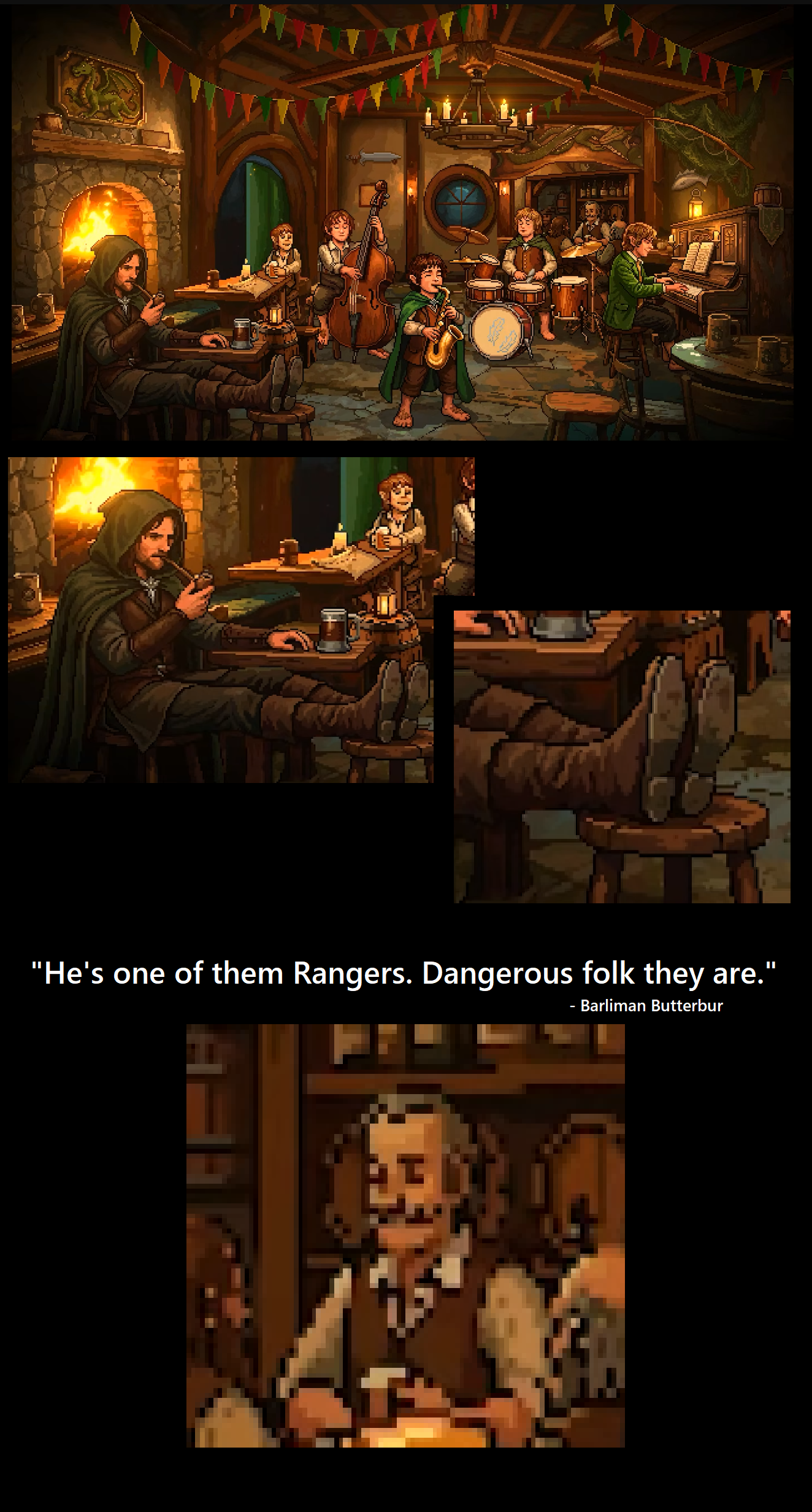 Hobbits keeping low profile by drawing attention like crazy: