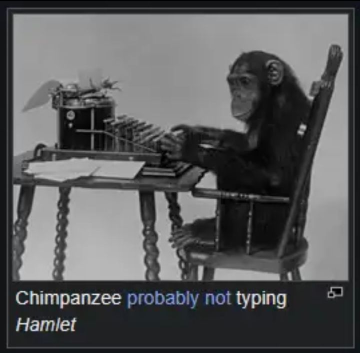 Chimpanzee probably azula posting