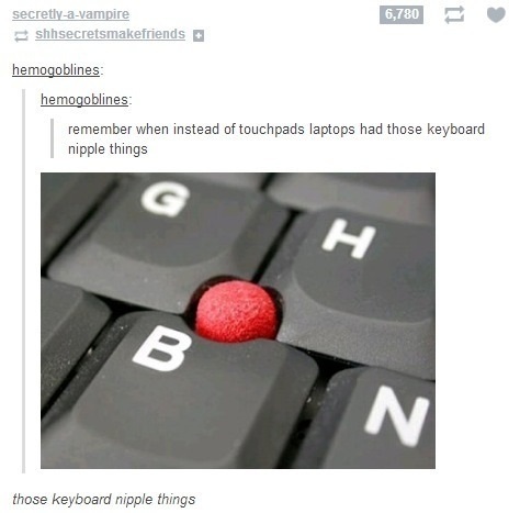 Keyboard nipples