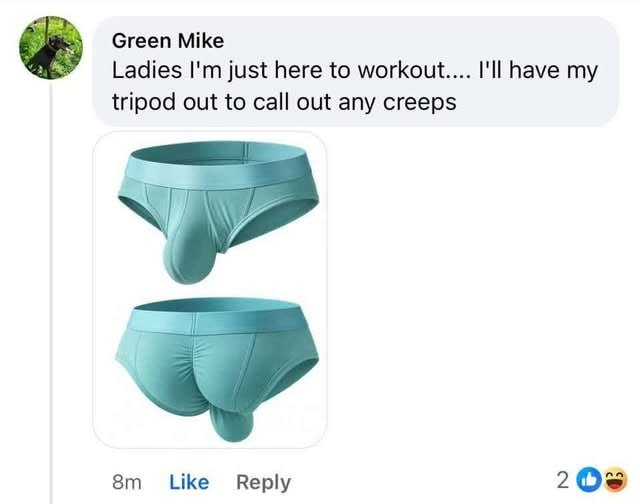 It's not for getting attention. It's just how I feel comfortable while training.