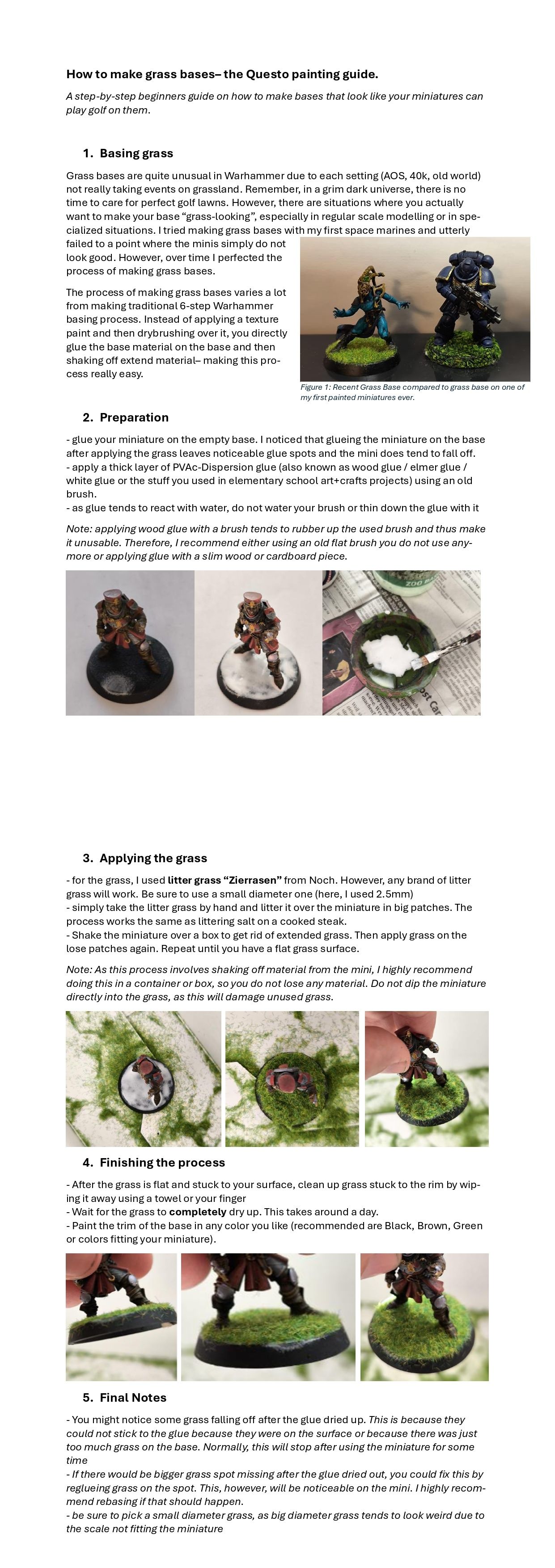 Monthly hobby posting