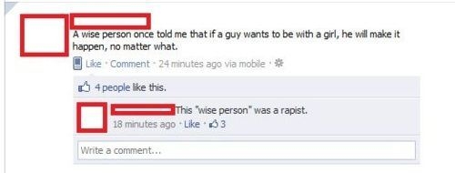 Well, maybe a "wise rapist"?