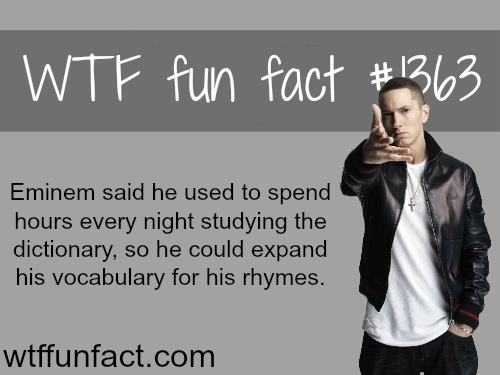 Smart guy Eminem