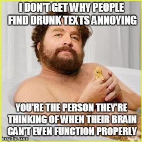 Drunk texts