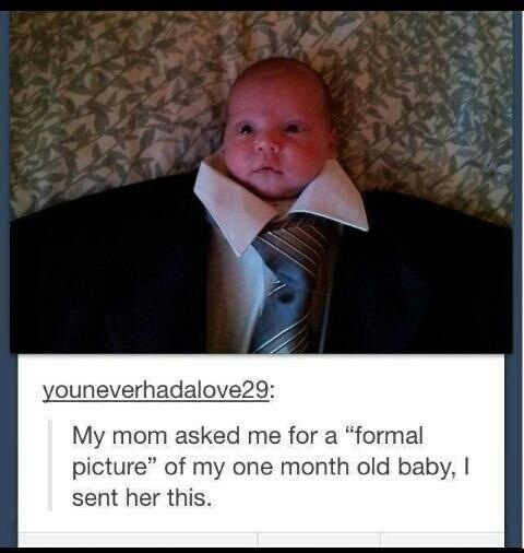 Formal baby