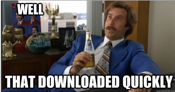 After I upgraded my internet speed