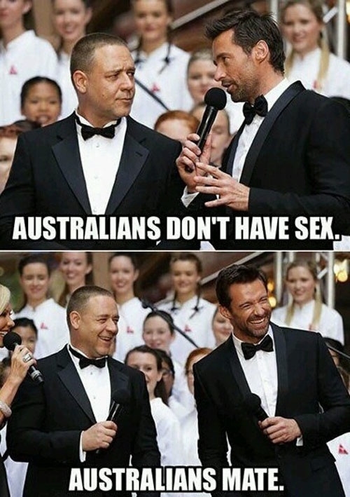 Australians don't have sex!