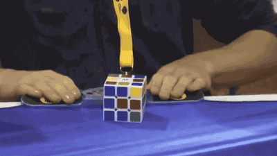 Rubik's cube former world record