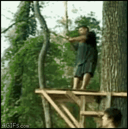 At least he landed in water