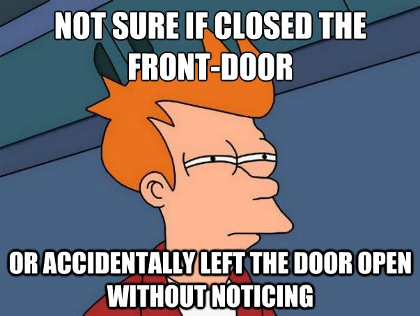 Me leaving my house... scumbag OCD