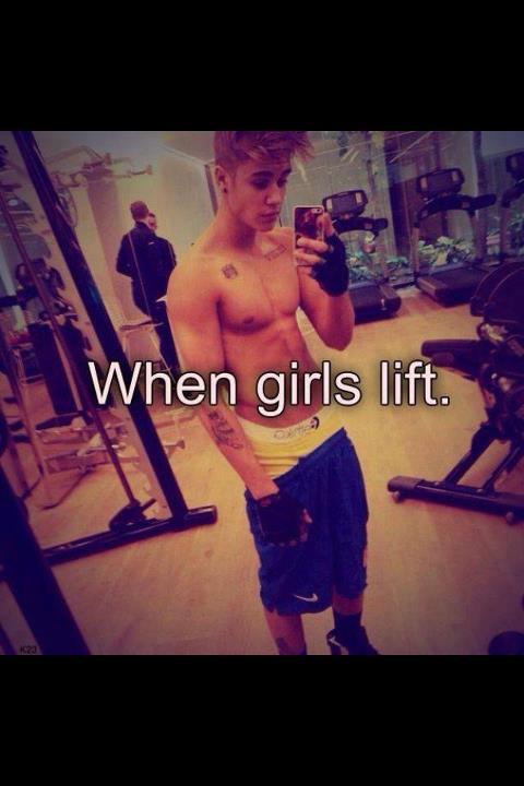 When girls lift