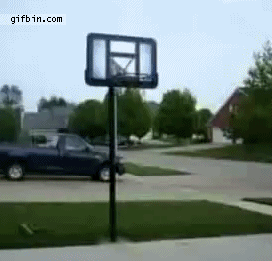 Double Basketball Dunk!