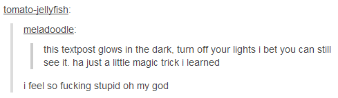 The idiot test