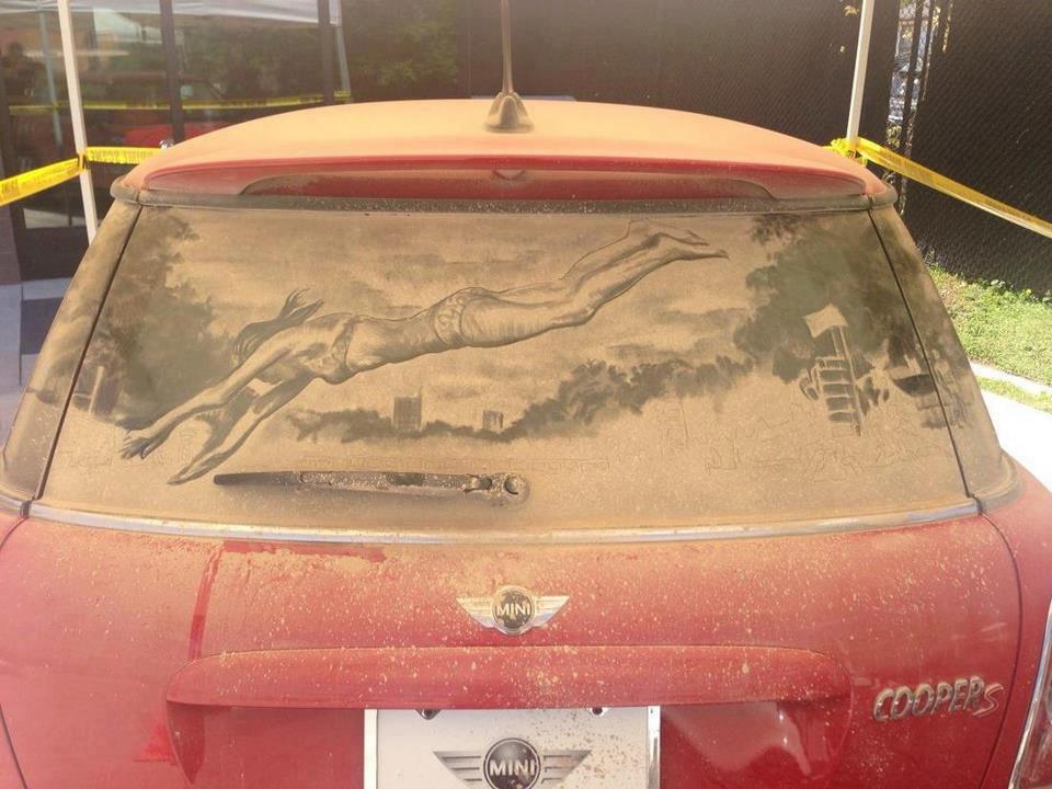 I usually write "Wash me" on them, but thats ok aswell