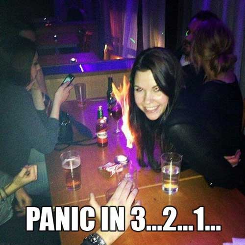 Panic in 3..2..1..