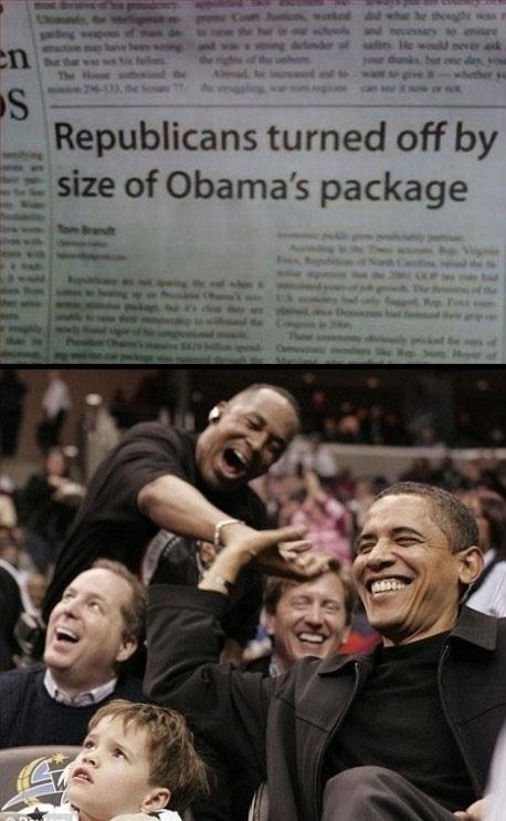 Size of Obama's package?