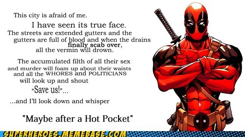 Who watches the Deadpool?