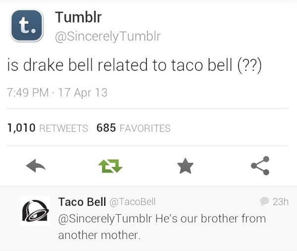 Taco Bell Drake Bell