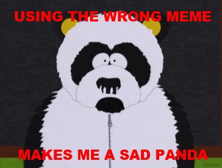 Sexual harassment panda