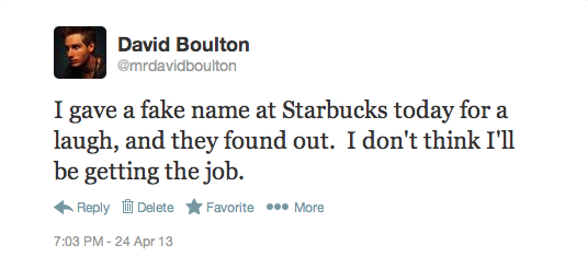 Starbucks backfire...