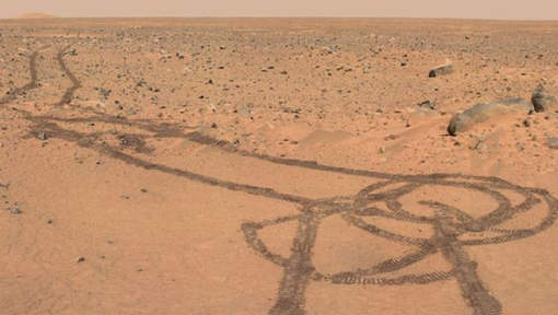 Did they send rover to mars to draw a penis?