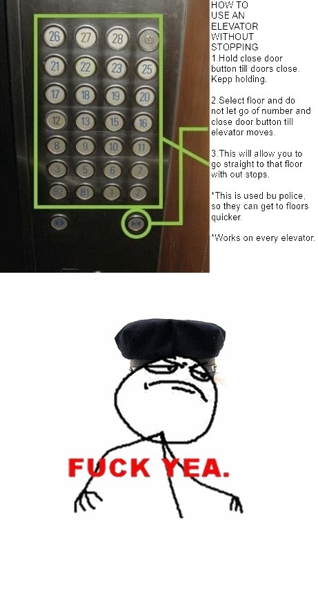 Using Elevator Like A Boss..