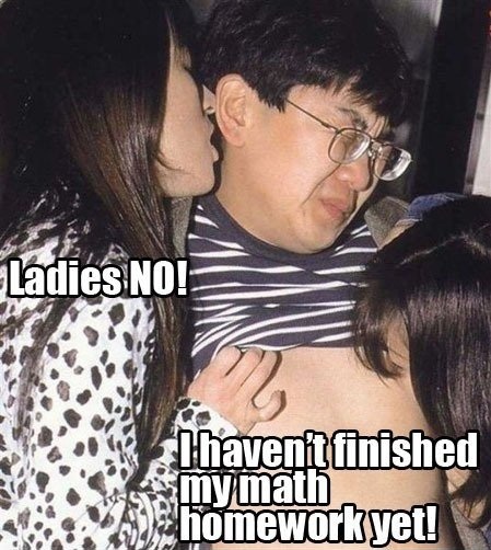 Math first, ladies later.