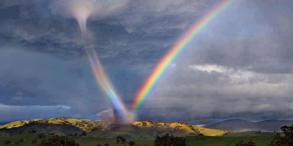 Double rainbow.... Whait what?!