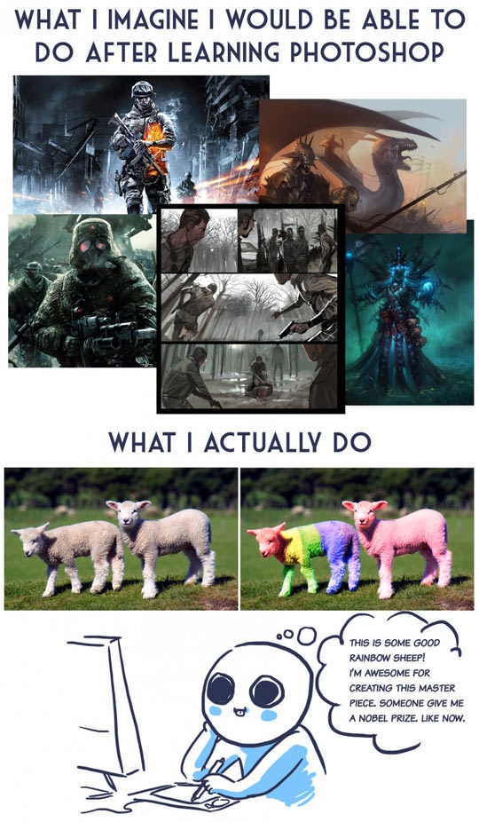 Why I learned Photoshop