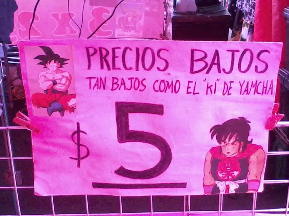 Low prices, as low as Yamcha's Ki