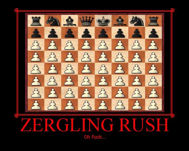 Zergling rush(Chees Style)