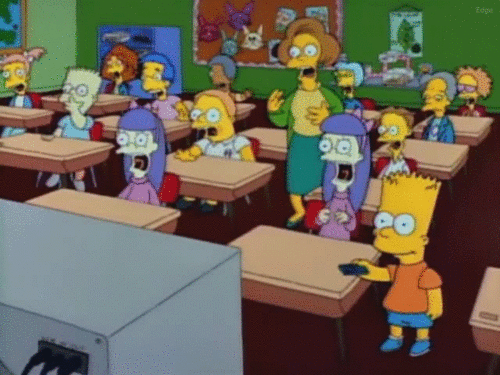 Watching Twilight in class