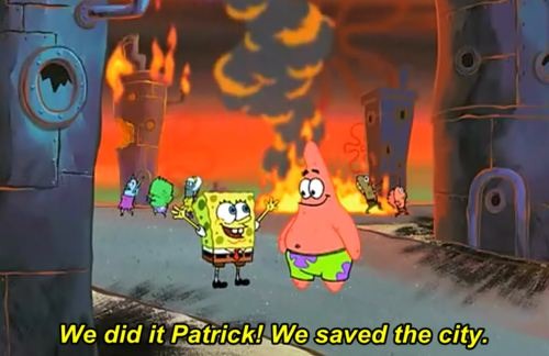 US foreign policy summed up by Spongebob