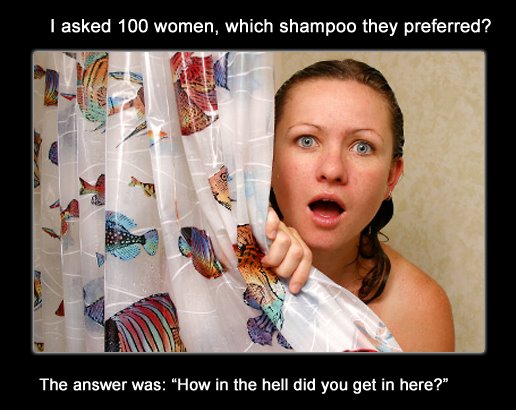 Not very clear answers for the shampoo