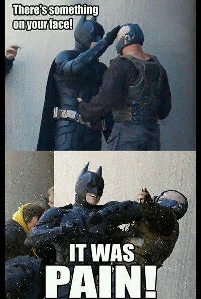 There's something on your face!
