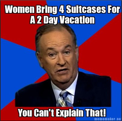 You only need one suitcase