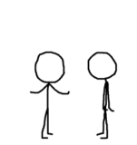 When My friend won't stop talking