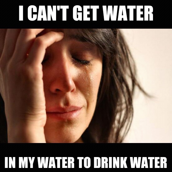 When I run out of ice...