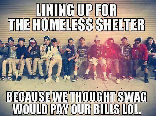 I have nothing against swag but this is ridiculously gay.