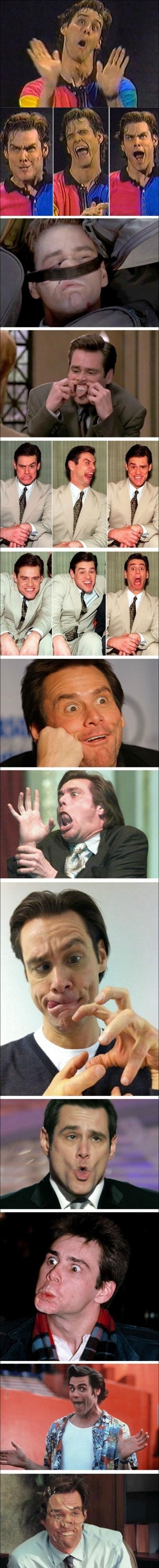 Just Jim Carrey doing awesome faces