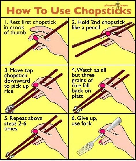 How To Use Chopsticks For Dummies