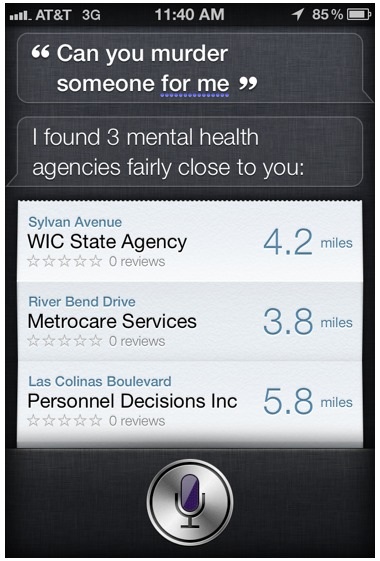 Oh dang, Siri